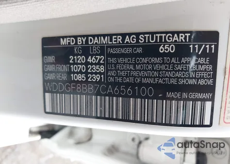 2012 Mercedes-Benz C 300 Luxury 4Matic/Sport 4Matic из США, поврежденный, VIN WDDGF8BB7CA656100